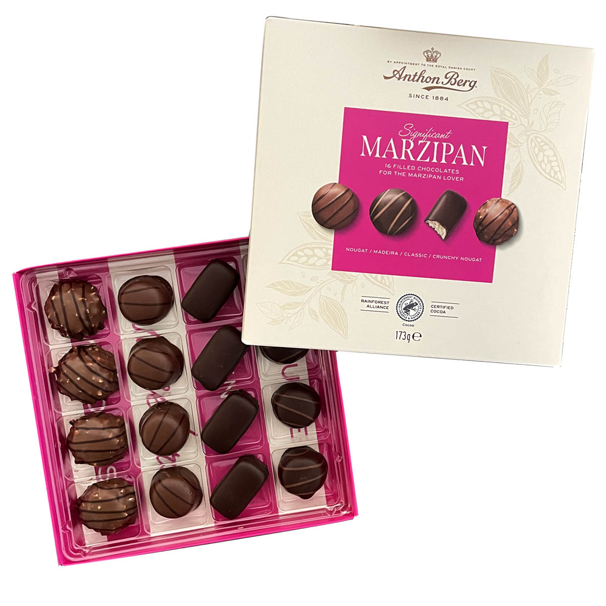 Anthon Berg | Significant Marzipan | 16 cioccolatini assortiti | 173g