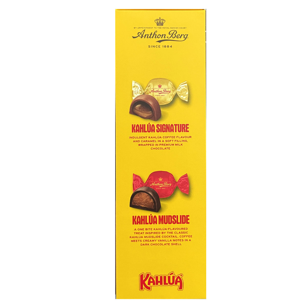 Anthon Berg - Cioccolatini assortiti ripieni di Liquore al Caffé Kahlúa®, 15 Pezzi, 173g