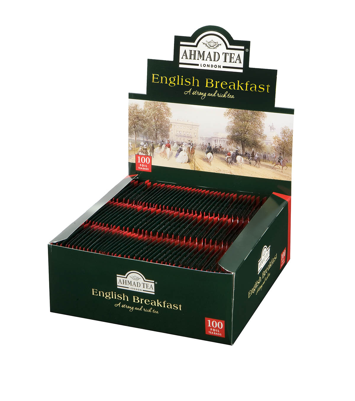 English Breakfast | 100 teabags each pack | Box of 12