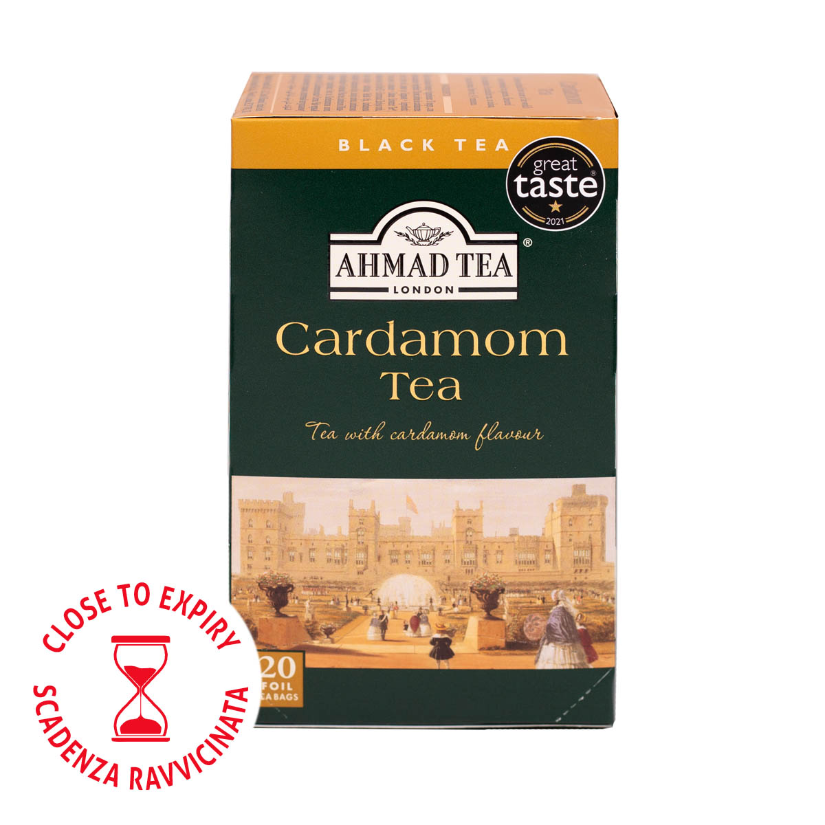 Tè nero al cardamomo | AHMAD TEA | 20 BUSTINE