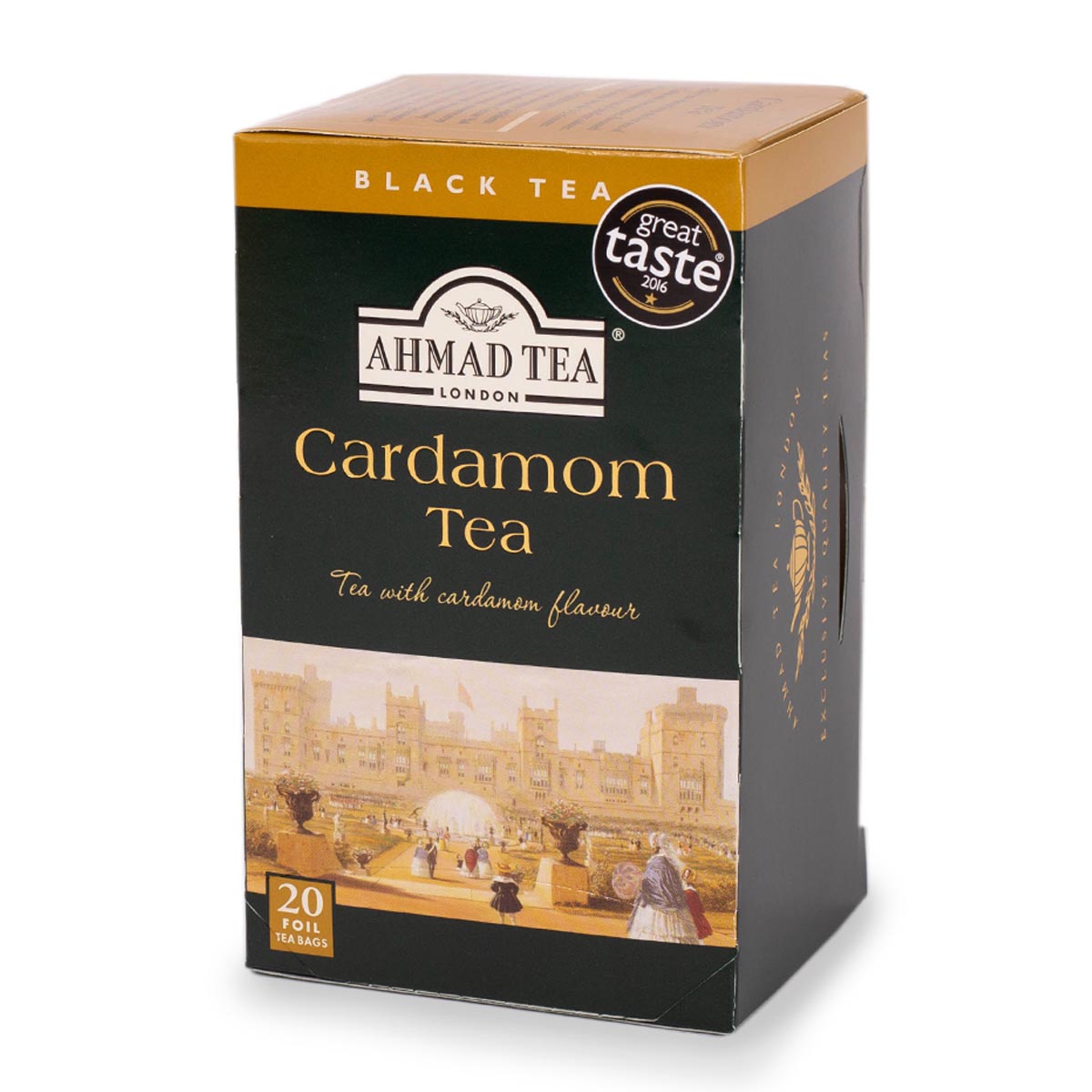 Cardamom Tea | Black Tea | 20 teabags each pach | Box of 6