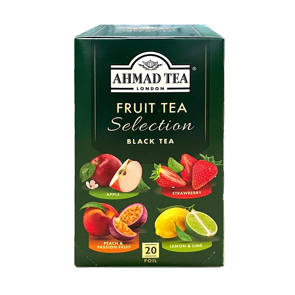 Fruit Tea Selection | Confezione mista di tè alla frutta | 20 bustine per confezione | Cartone da 6