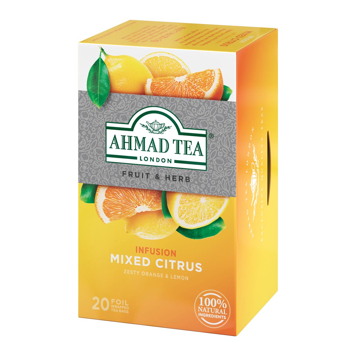 Mixed Citrus Infusion | 20 Teabags per pack | Box of 6