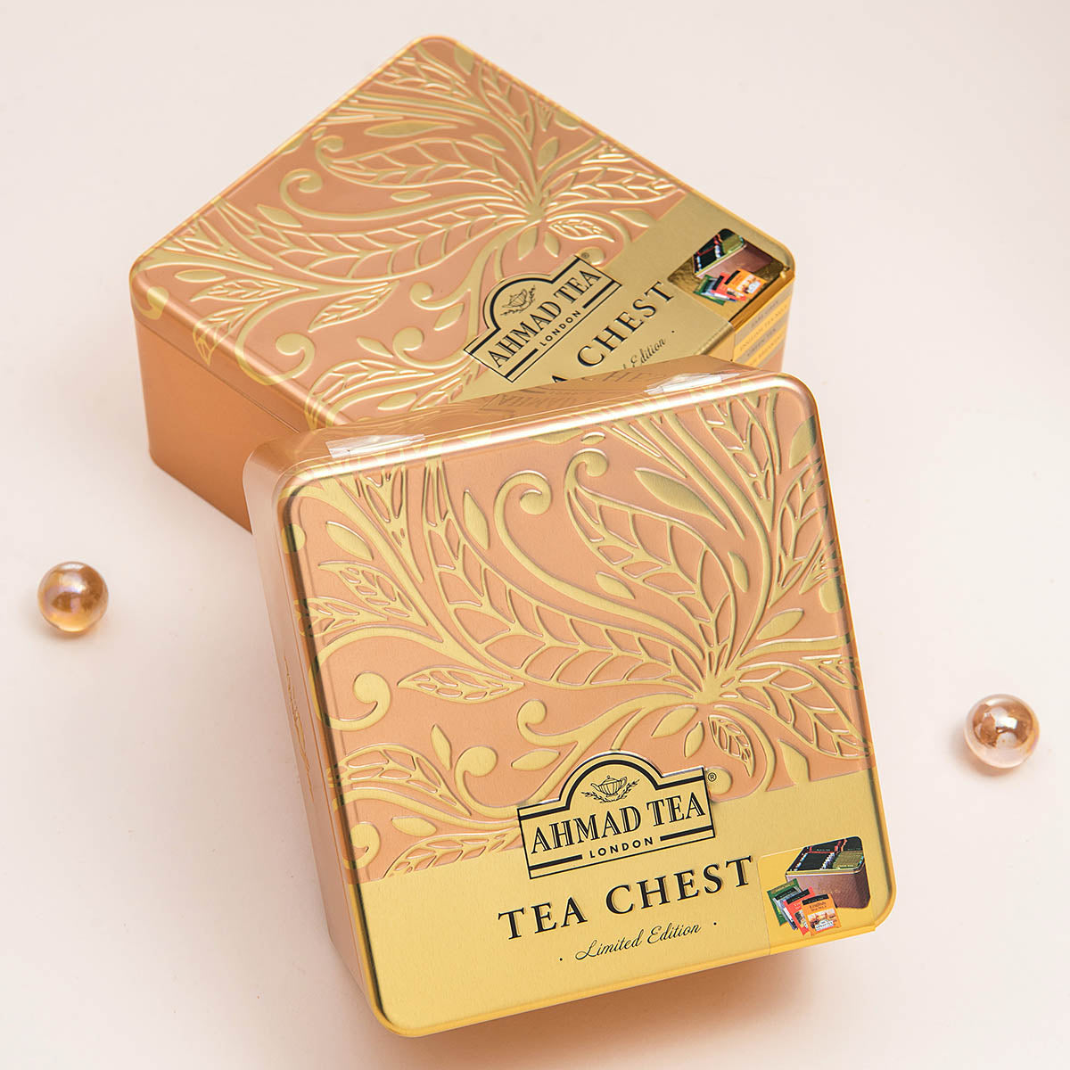 Tea Chest box | 4 classiche miscele di tè inglese | 40 bustine per confezione | Cartone con 12 confezioni