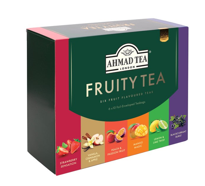 Fruit Tea Selection | Mix di tè alla frutta assortiti | Ahmad Tea | 60 bustine