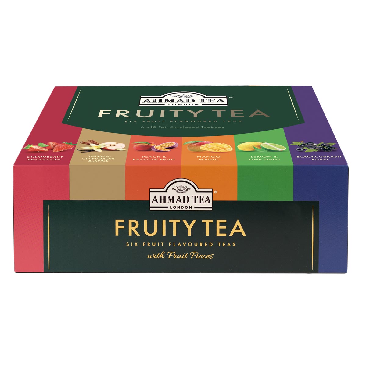 Fruit Tea Selection | Mix di tè alla frutta assortiti | Ahmad Tea | 60 bustine