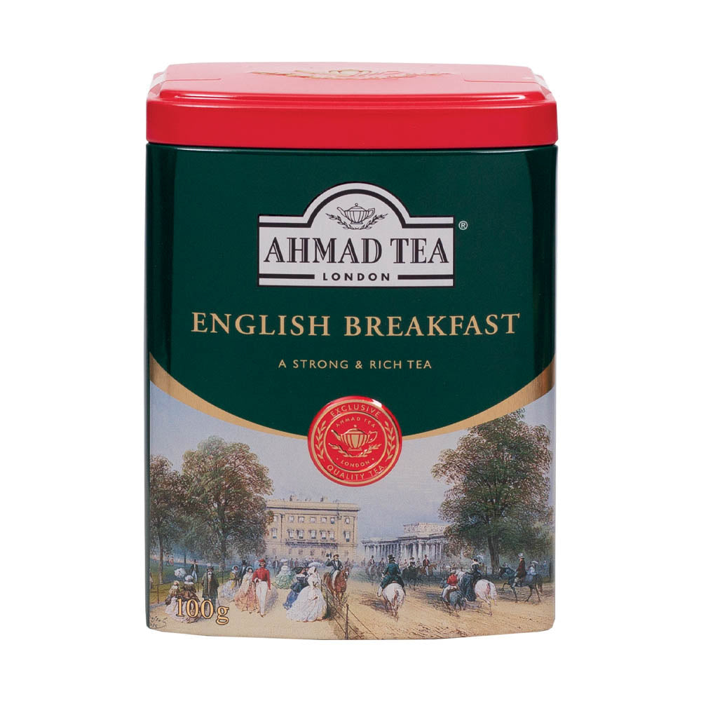 Tè nero English Breakfast in foglie | Lattina da 100g | Cartone da 12