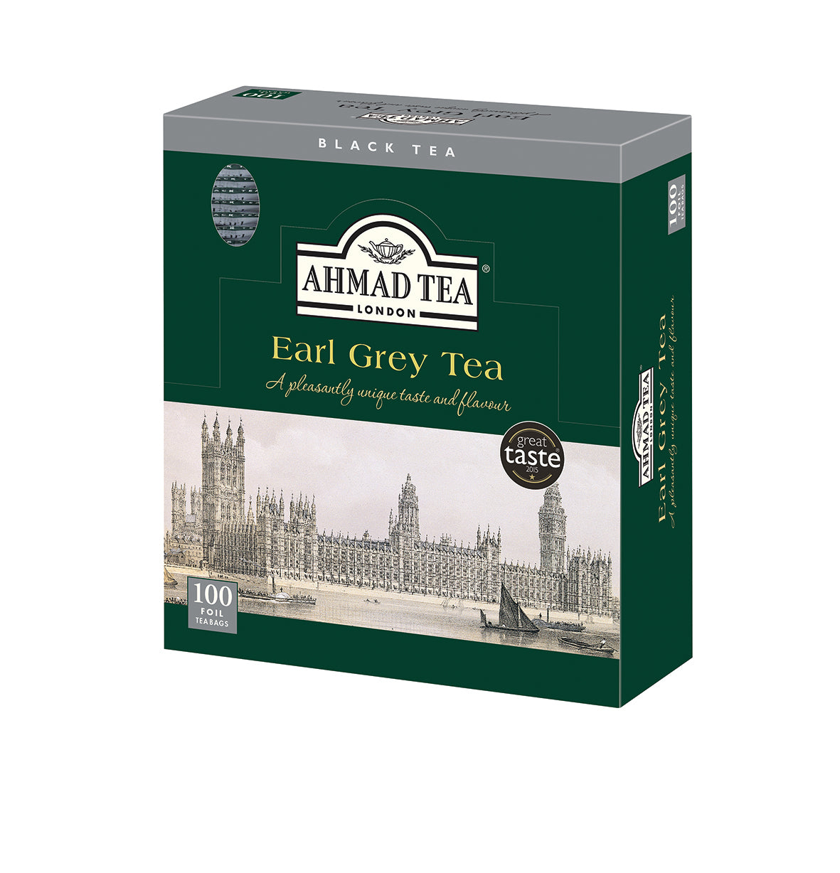 Earl Grey | 100 bustine ogni confezione | Cartone da 12