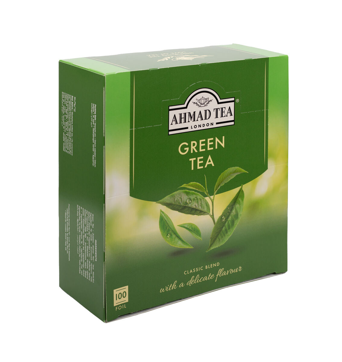 Green Tea Pure | 100 bustine di tè verde in ogni confezione | Cartone da 12