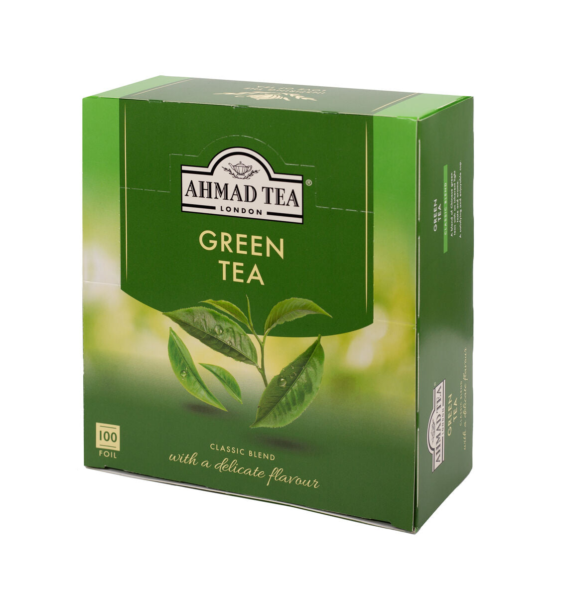 Green Tea Pure | 100 bustine di tè verde in ogni confezione | Cartone da 12