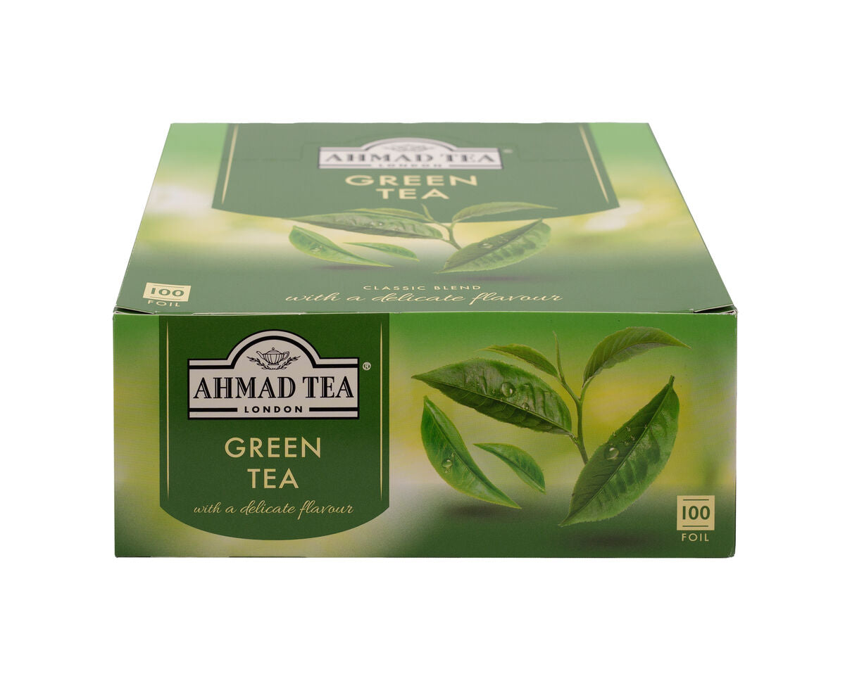 Green Tea Pure | 100 bustine di tè verde in ogni confezione | Cartone da 12