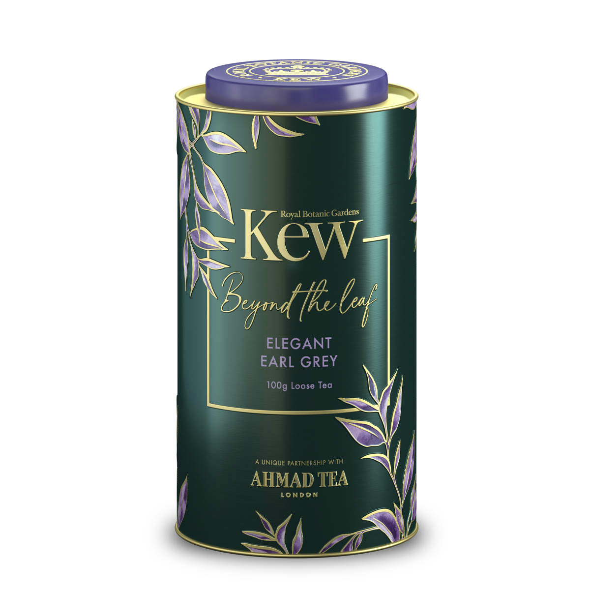 Tè nero in foglie aroma bergamotto | Elegant Earl Grey | Lattina da 100g | Cartone con 12 lattine