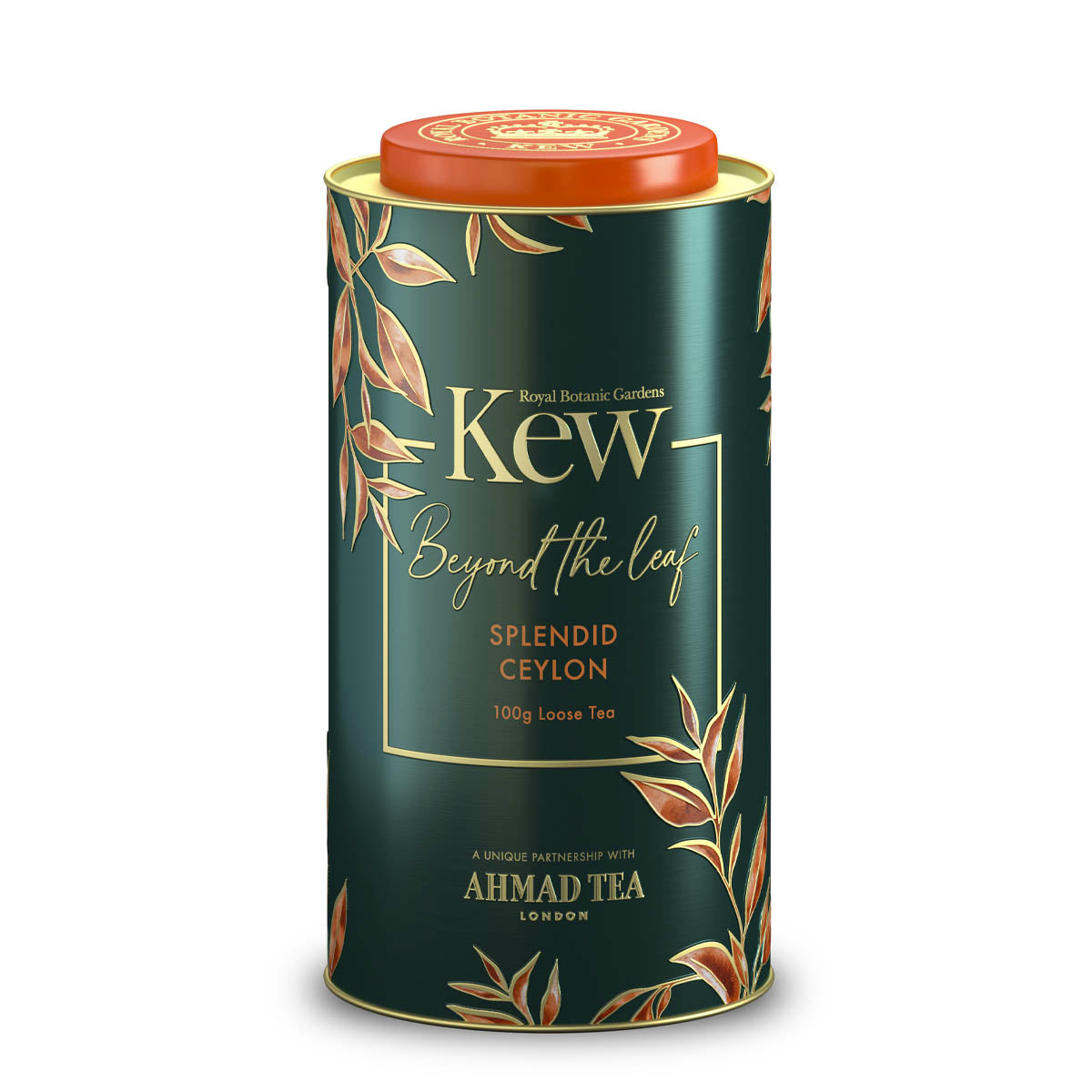 Tè nero in foglie | Splendid Ceylon | 100g | Cartone con 12 lattine