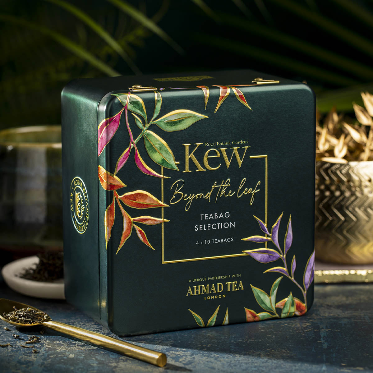 Tea Bag Selection | Majestic Breakfast, Splendid Ceylon, Elegant Earl Grey and Garden Afternoon | 40 bustine | 80g