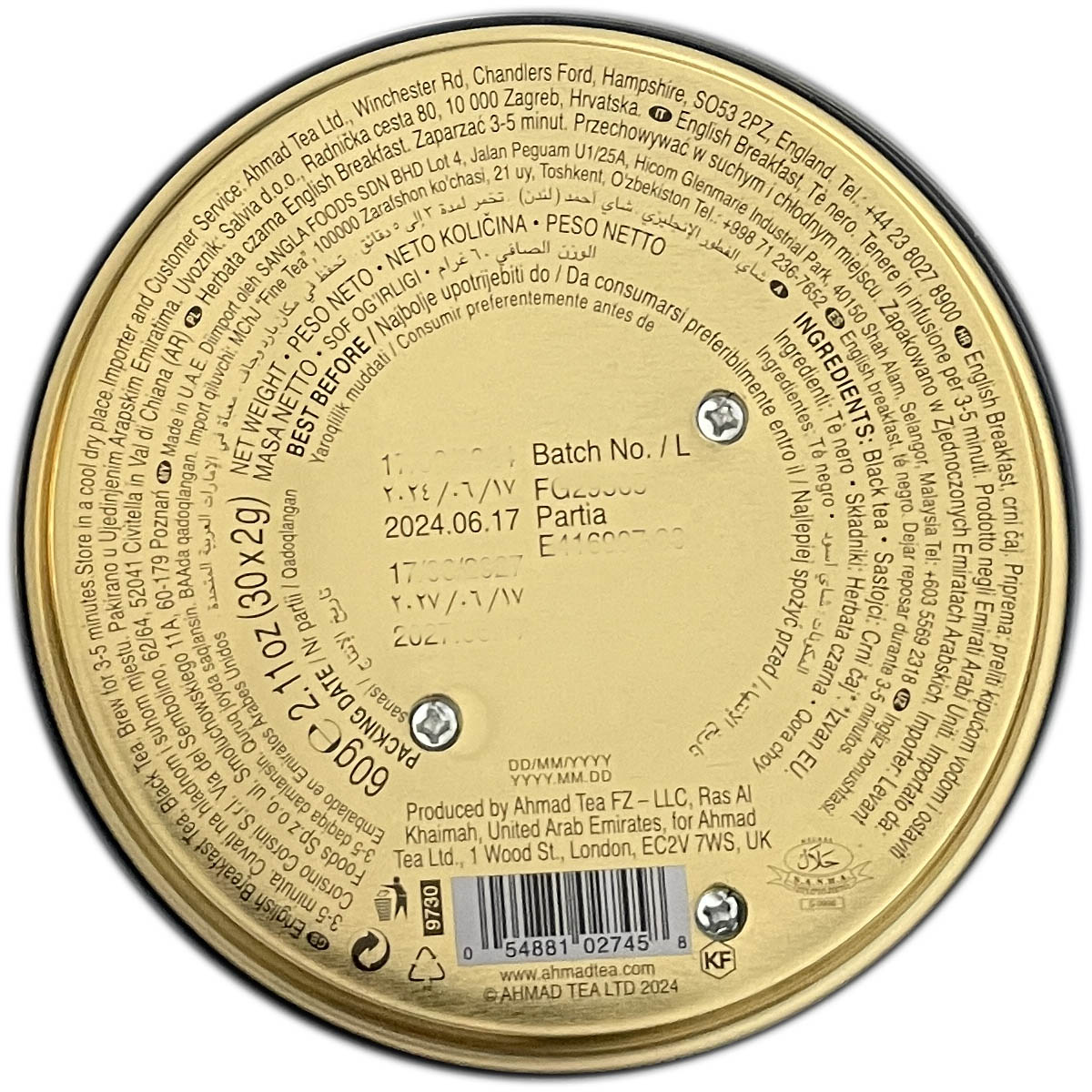 Winter Wonder | Christmas Music Caddy | Carillon musicale con 30 bustine di tè