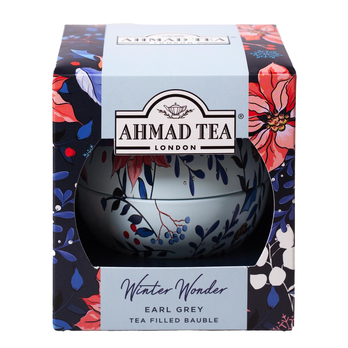 Pallina di Natale con tè sfuso in foglie | Winter Wonder | Earl Grey | 25g
