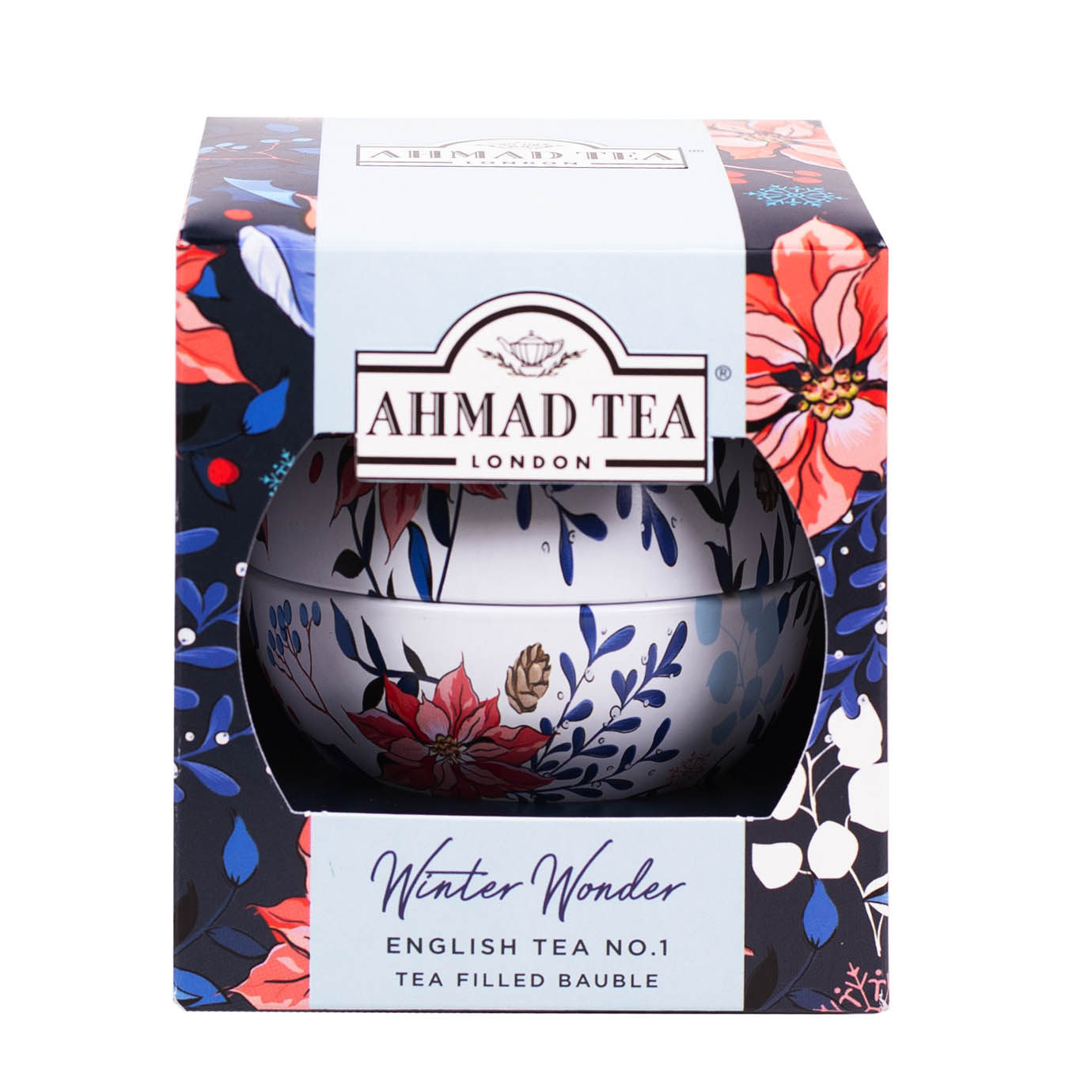 Pallina di Natale con tè sfuso in foglie | Winter Wonder | English Tea N°1 | 25g