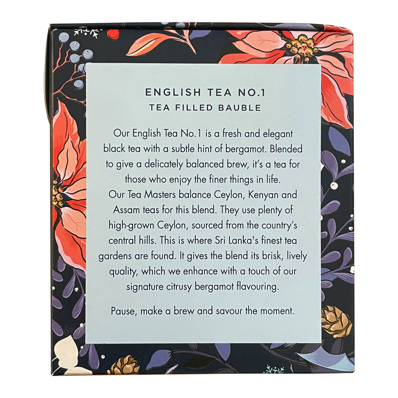 Pallina di Natale con tè sfuso in foglie | Winter Wonder | English Tea N°1 | 25g