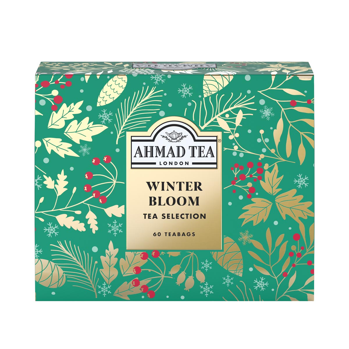Ahmad Tea | Winter Bloom, selezione di 6 tè neri | Cartone da 8