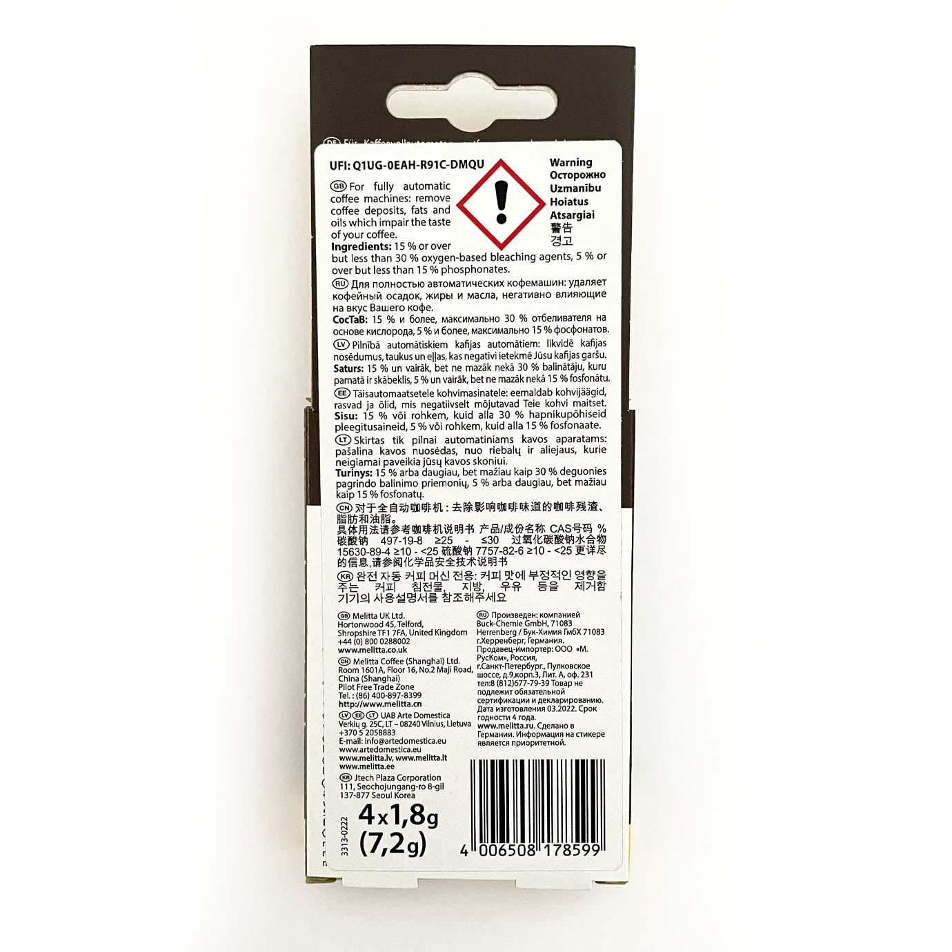 Melitta® Perfect Clean | Pastiglie detergenti per macchine da caffè automatiche