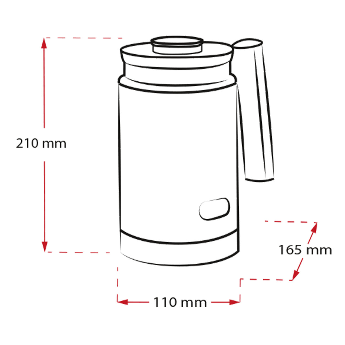 Melitta CREMIO ® | Montalatte bianco per latte, latte macchiato e cappuccino