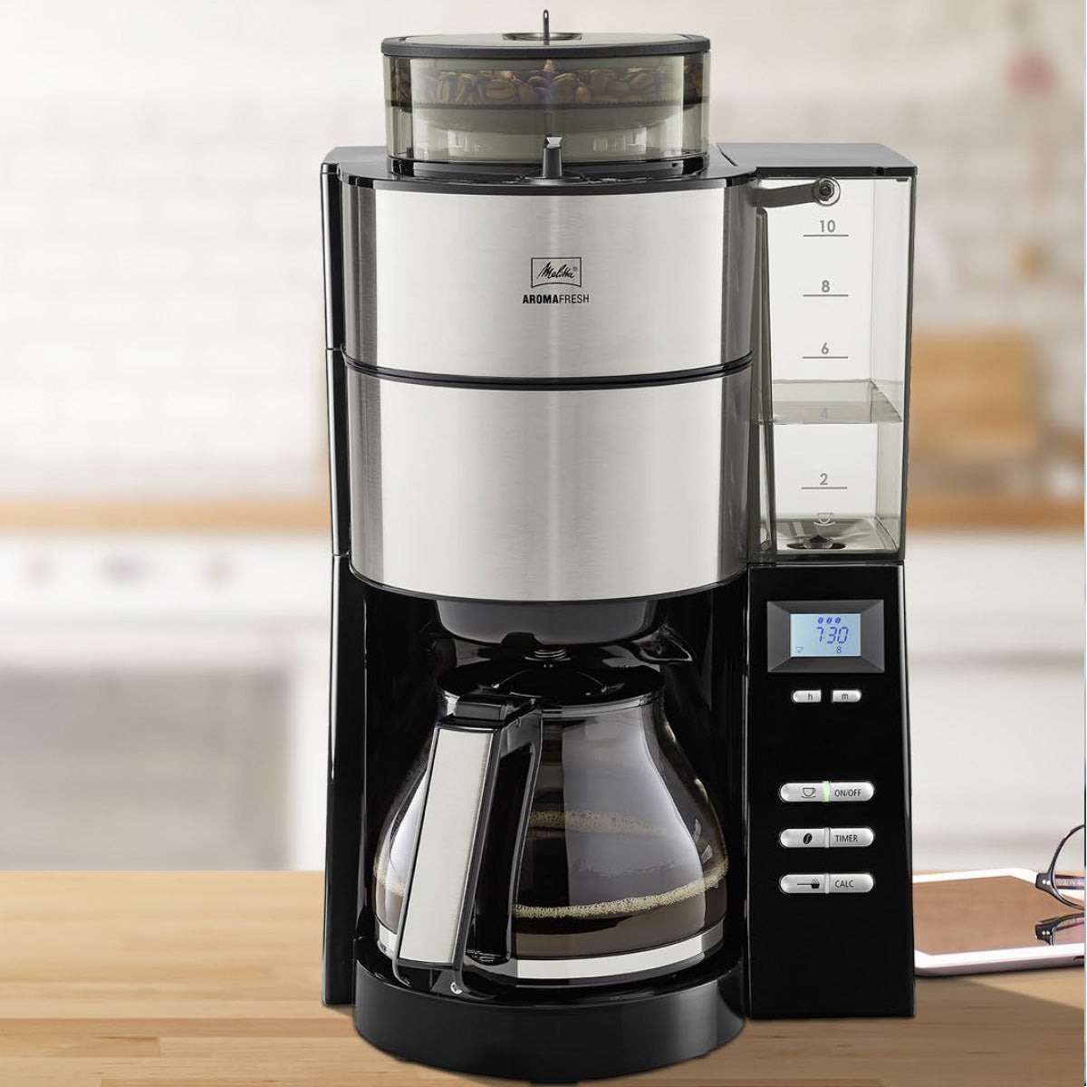 Melitta AROMAFRESH® | Macchina da caffè automatica, colore nero