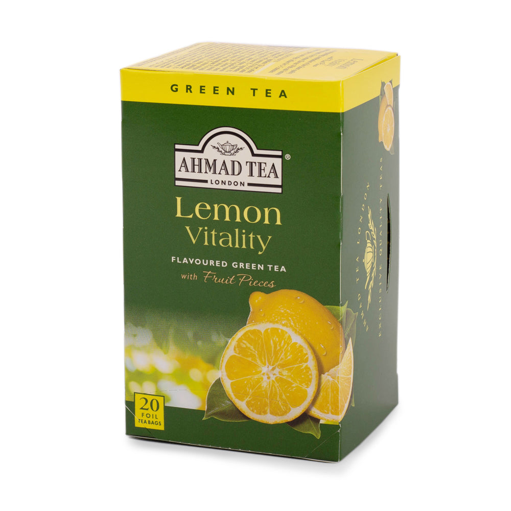 Tè verde lemon Vitality | Ahmad Tea | 20 bustine